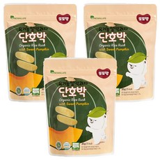 또또맘 유기농 쌀떡과자, 단호박, 20g, 3개