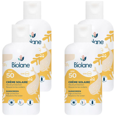 法貝兒 寶寶防曬水潤乳液 SPF50 125ml 嬰幼兒防曬 溫和保濕 高係數防護, 4罐