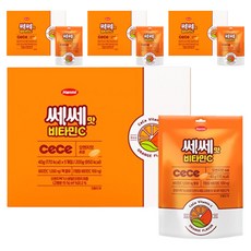 Hanmi 韓美藥品 TenTen Cece維他命C口嚼錠, 4個, 200g, 橙味