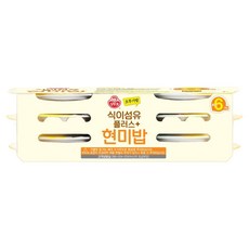 오뚜기 식이섬유 플러스 현미밥, 130g, 6개