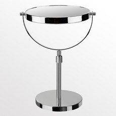 Geulrangaen 高度可調節化妝桌鏡 8吋, 淺銀