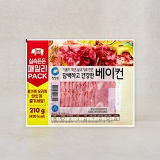 청정원 담백하고 건강한 베이컨, 210g, 1개