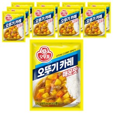 오뚜기 카레 과립형 매운맛, 100g, 10개