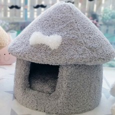 아페토 반려동물용 버섯 쿠션하우스, Gray, 1개