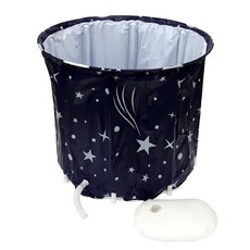 Baby Camp 折疊圓柱半身浴缸, 混色, 1個