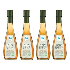 청정원 유기농 현미식초, 350ml, 4개