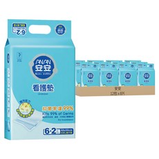 安安 看護墊, XXL(90 x 60cm), 8片, 12包, 6+2
