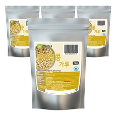 長明食品 炒鷹嘴豆粉, 4包, 1kg