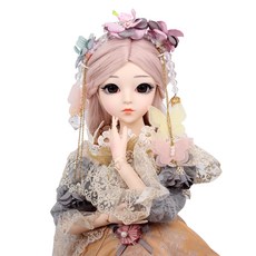 아카라치 도리스돌 로맨틱시리즈 구체관절인형, 60cm, 레이나, 1개