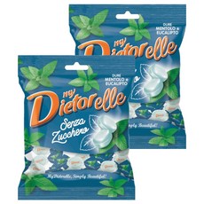 DIETORELLE 無糖糖果 薄荷&尤加利口味, 70g, 6袋