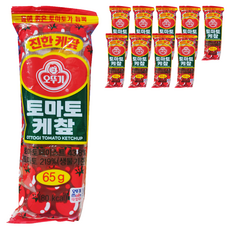 오뚜기 토마토 케챂, 65g, 10개