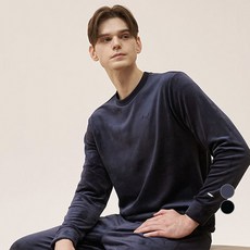 PUMA 男士絲絨居家服上下套裝