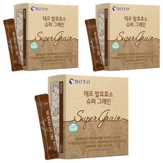 보뚜 테프 발효효소 슈퍼 그레인 영양제 30p, 90g, 3개