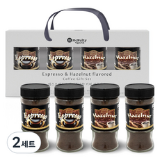 McNulty Coffee 即溶原豆瓶裝咖啡 50g 2種*2入禮盒組, 2組