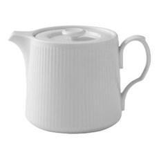 로얄코펜하겐 플루티드 티포트, 화이트, 750ml, 1개