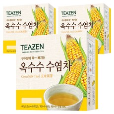 티젠 구수한 맛에 쏙빠지는 옥수수수염차, 1.5g, 40개입, 3개