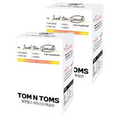 TOM N TOMS 水蜜桃冰茶沖泡粉隨身包, 30條, 2盒, 14g