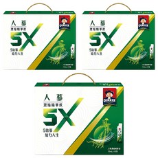 QUAKER 桂格 5X養氣人蔘禮盒, 15ml, 18包, 3盒