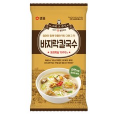 샘표 바지락칼국수, 100.3g, 1개