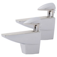 牆壁固定玻璃層架支架, 2個