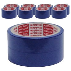 HAESUNG 彩色遮蔽紙膠帶 寬24mmx 15M 藍色, 9個