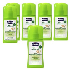 Chicco 草本防蚊噴液 100ml，2個月以上適用，天然安全呵護，安地羅巴果油、香蜂草葉油萃取, 6瓶