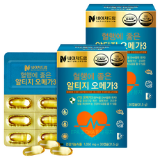 네이처드림 혈행에 좋은 알티지오메가3 31.5g, 30정, 2박스