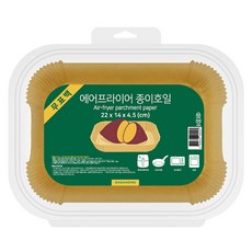가가호호 무표백 에어프라이어 종이호일 오븐형, 22cm, 100개입, 1개