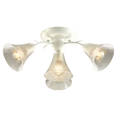 Camida 卡米達 洛基 半吸頂三燈 附電子開關 CA3604-3WH, 白色