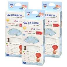 PERFECT 普惠醫工 韓版魚型4D立體兒童醫用口罩 未滅菌 KF94 18 x 7cm, 10片, 3盒, 天使白