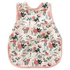 BAPRON BABY 圍兜裙, 完全防護, 抗汙易洗, 舒適安全, 輕便易攜, 酒釀玫瑰, 1入, 1件