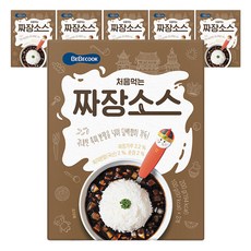 베베쿡 처음먹는 덮밥 소스, 짜장, 200g, 6개