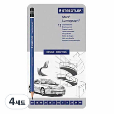 STAEDTLER 施德樓 施德樓 Mars Lumograph 鉛筆組, 混合顏色, 48個