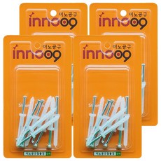Innotime 混凝土塑膠壁虎一體式螺絲釘 10入 NIT603, 4個