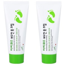 Atticos Bodeuran 柔嫩足霜 管狀, 100g, 2個