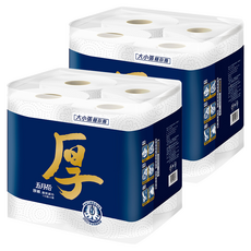 五月花 厚棒捲筒式廚房紙巾, 4捲, 2袋