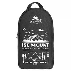 ISE MOUNT 小島嶼山 餐具收納包 230g, 黑色, 1層, 1個
