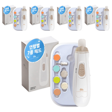 LITTLE CLOUD 嬰兒用安全指甲修剪器, 米色, 5個