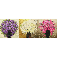 Artjoy DIY 珠寶十字繡帆布類型 3 步套裝, 花盆, 1套