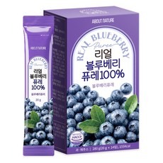 어바웃네이처 리얼 블루베리 퓨레 100% 14p, 280g, 1개
