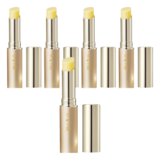 NARUKO 牛爾 京城之霜 台灣公司貨 豐蜜養潤護唇膏, 金色, 3g, 5支