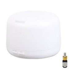 超音波香薰水氧機 + 1瓶精油 300ml容量 四合一 附贈遙控器, CAAD0029CS1, 彩光 白色