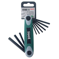 SWELL 黑摺疊六角扳手9支組, 5/64-1/4 合金鋼, 1組