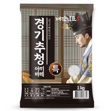 더담은 경기미 추청 아끼바레 쌀 특등급, 1kg, 1개