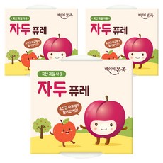 베이비본죽 과일퓨레 2p, 3개, 200g, 자두