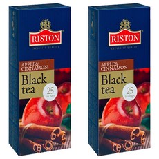RISTON 瑞斯頓 蘋果肉桂風味茶, 25包, 2g, 2盒
