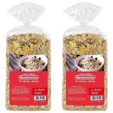 Mestemacher 德國天然 6種綜合穀片 口感扎實, 1kg, 2包