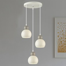 蜂巢燈飾 情境光影餐廳吊燈, 直徑36公分 高165公分, 鐵材質, E27 LED燈泡 最大13W, CA4203-3PR