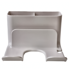 懶角落 壁掛吹風機置物架 白色, 白色置物款, 1個