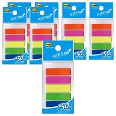 3M Post-it 利貼 可再貼5色全彩標籤 #583-5, 100張, 7包
